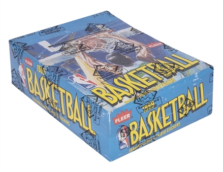 1989-90 Fleer Basketball Unopened Rack Box (24 Packs) – BBCE Certified